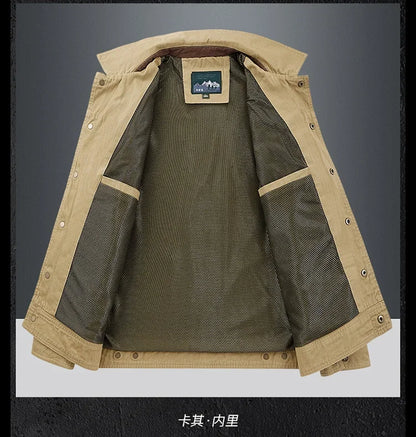 Coat Baseball Jacket Mens Wear Warm Windproof Jacket Male Jackets Simple British Style Mens Cargo New Fashion Bomber Jacket