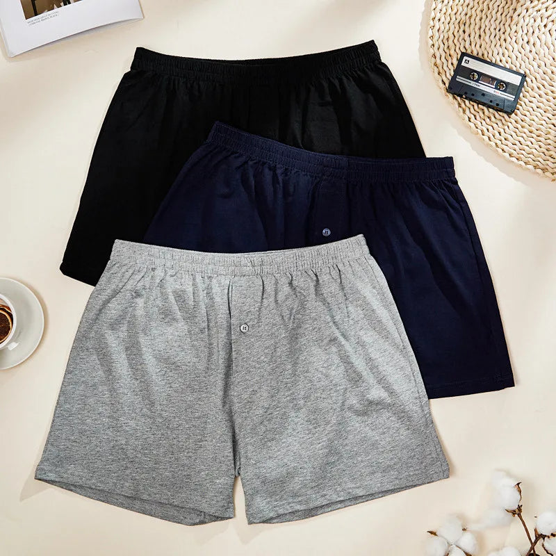 Casual 100% Cotton Sleepwear Men's Pants New Summer Pajama Pant Man Home Wear Nightwear Clothes Lounge Pyjama Mens Shorts