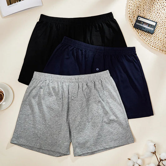 Casual 100% Cotton Sleepwear Men's Pants New Summer Pajama Pant Man Home Wear Nightwear Clothes Lounge Pyjama Mens Shorts