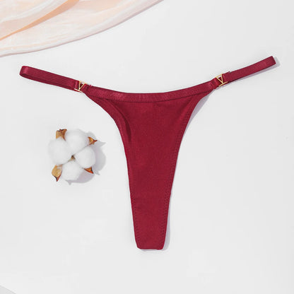 Women's Panties Sexy G-String Thong Underwear Low Waist T-Pants Panties Women's Cotton Briefs Lingerie стринги женские