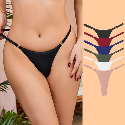 Women's Panties Sexy G-String Thong Underwear Low Waist T-Pants Panties Women's Cotton Briefs Lingerie стринги женские