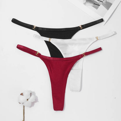 Women's Panties Sexy G-String Thong Underwear Low Waist T-Pants Panties Women's Cotton Briefs Lingerie стринги женские