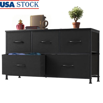 5-Drawer Dresser Storage Organizer Unit Modern Furniture Bedroom Clothes Toys Household Essentials Easy Assembly