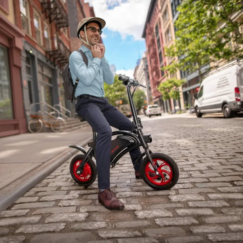 Bolt Electric Bike, Foot Pegs, Easy-Folding, Built-In Carrying Handle, Twist Throttle, Cruise Control, Up To 15.5 MPH
