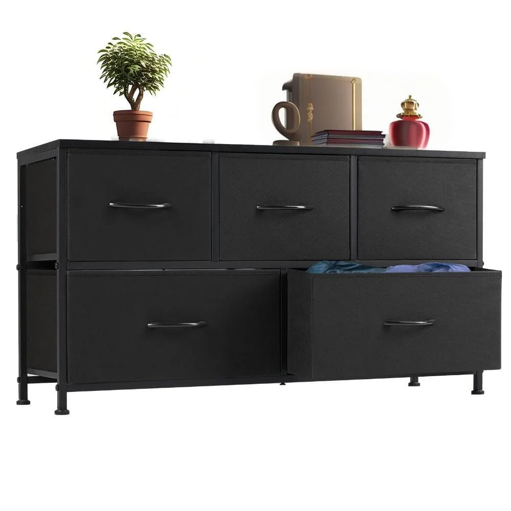 5-Drawer Dresser Storage Organizer Unit Modern Furniture Bedroom Clothes Toys Household Essentials Easy Assembly