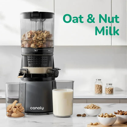 C16 Cold Press Juicer, 6" Extra Wide Feed Chute, 3-IN-1 Strainers (Juice & Sorbet & Nut Milk), Powerful AC Brushless